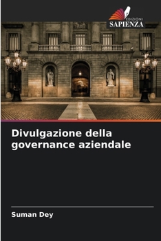 Paperback Divulgazione della governance aziendale [Italian] Book
