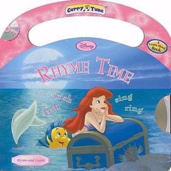 Paperback Disney Princess Rhyme Time: Rhyme-and-learn (Carry Tune) Book