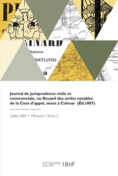 Paperback Journal de Jurisprudence Civile Et Commerciale [French] Book