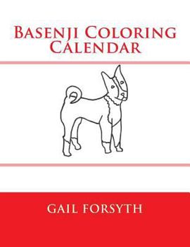 Paperback Basenji Coloring Calendar Book