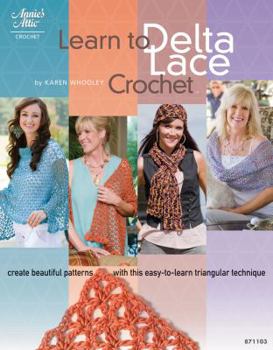 Paperback Learn to Delta Lace Crochet Book