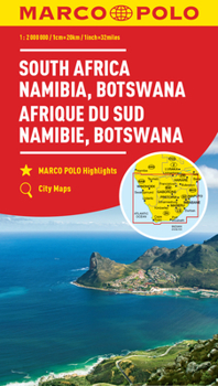Map South Africa Marco Polo Map [German] Book
