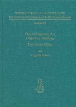 Hardcover Das Solsequium Des Hugo Von Trimberg: Eine Kritische Edition [German] Book
