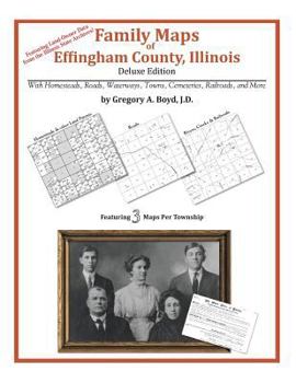 Paperback Family Maps of Effingham County, Illinois Book