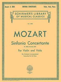 Paperback Sinfonia Concertante: Schirmer Library of Classics Volume 1590 Score and Parts Book