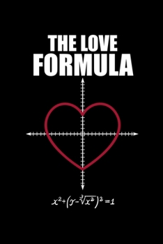 Paperback Notebook: Love Valentine's Formula Math Fun Gift 120 Pages, 6X9 Inches, Graph Paper Book