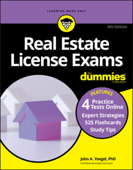 Paperback Real Estate License Exams for Dummies with Online Practice Tests Book
