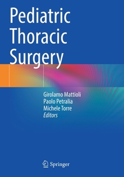 Paperback Pediatric Thoracic Surgery Book