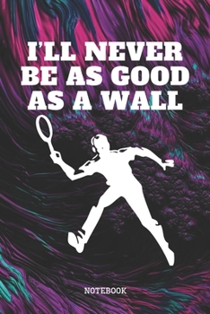 Paperback Notebook: Tennis Game Coach Planner / Organizer / Lined Notebook (6" x 9") Book