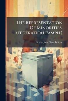 Paperback The Representation Of Minorities. (federation Pamph.) Book