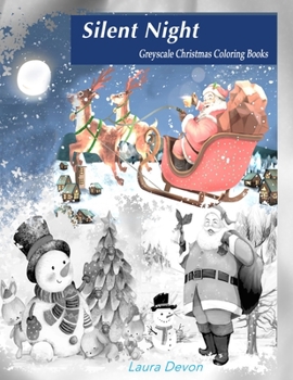 Paperback Greyscale Christmas Coloring Books Book
