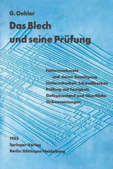 Paperback Das Blech Und Seine Prüfung [German] Book