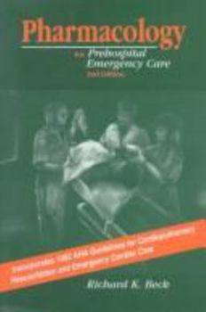 Paperback Pharmacology for Prehospital Emergency Care Book