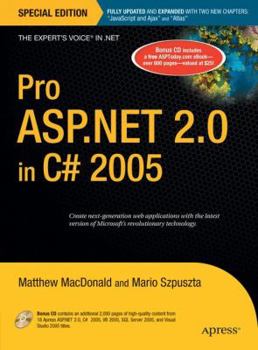 Hardcover Pro ASP.NET 2.0 in C# 2005, Special Edition [With CD-ROM] Book