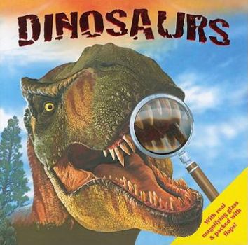 Hardcover Dinosaurs [With Magnifying Glass] Book