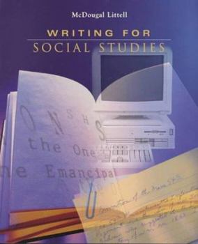 Paperback Writing for Social Studies Book