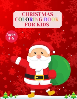 Paperback Christmas coloring book for kids Book