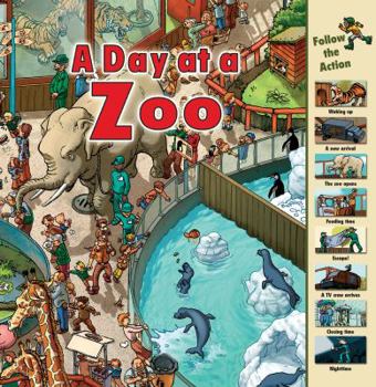 A Day at a Zoo - Book  of the Time Goes By