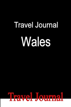 Paperback Travel Journal Wales Book
