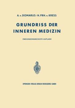 Paperback Grundriss Der Inneren Medizin [German] Book