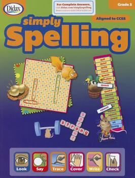 Paperback Simply Spelling, Gr 3 Book