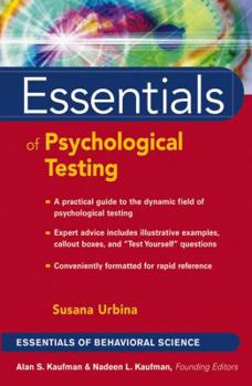 Paperback Essentials of Psychological Testing Book