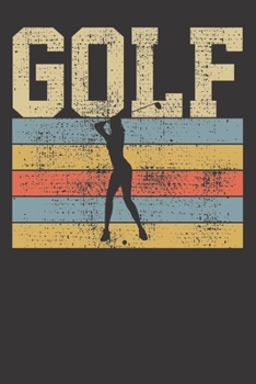 Notebook: Golf Golfing Girl Golfer Girls Gift College Ruled 6x9 120 Pages