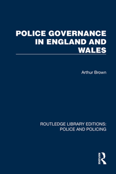 Paperback Police Governance in England and Wales Book