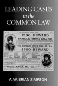 Paperback Leading Cases in the Common Law Book