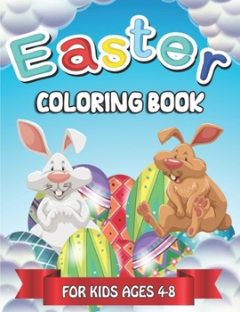 Paperback Easter Coloring Book: For Kids Ages 4-8 Book