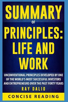 Paperback Summary of Principles: Life and Work By Ray Dalio Book