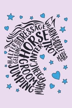 Paperback Canter trot Groom Barn Dressage Horse Gelding Show Jumping: Horse Lined Notebook, Journal, Organizer, Diary, Composition Notebook, Gifts for Horse Rid Book