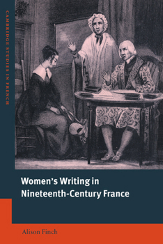 Paperback Women's Writing in Nineteenth-Century France Book