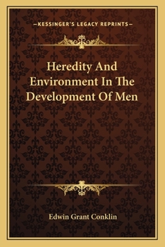 Paperback Heredity And Environment In The Development Of Men Book