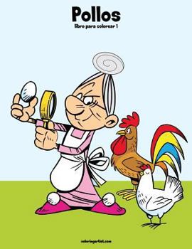 Paperback Pollos libro para colorear 1 [Spanish] Book