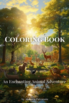 Paperback Coloring Book: An Enchanting Animal Adventure Book