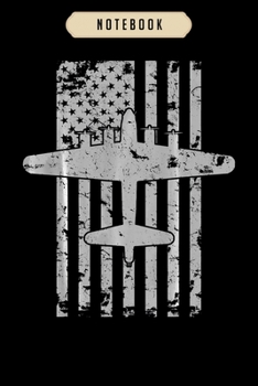 Notebook: B 17 flying fortress wwii bomber airplane pilot  Notebook|6x9(100 pages)Blank Lined Paperback Journal For Student, kids, women, girls, boys, men, birthday gifts|Pilot gifts notebook