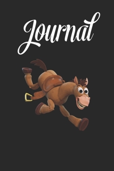 Journal: Disney Pixar Toy Story 4 Woodys Horse Bullseye Blank Ruled Line College Journal Notebook Size for Diary Student Teacher Friend with 120 Pages of 6inx9in Blank Paper