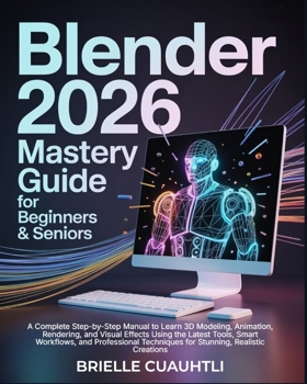 Paperback Blender 2026 Mastery Guide for Beginners and Seniors: A Complete Step-by-Step Manual to Learn 3D Modeling, Animation, Rendering, and Visual Effects Us Book