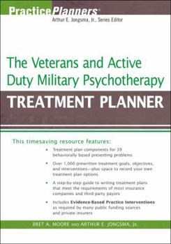 Paperback The Veterans and Active Duty Military Psychotherapy Treatment Planner Book