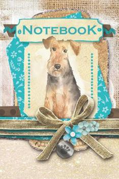 Paperback Notebook: Welsh Terrier - 120 pages of writing paper Book