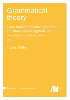 Paperback Grammatical theory Book