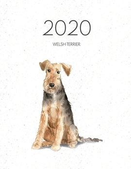 Paperback 2020 Welsh Terrier: Dated Weekly Planner With To Do Notes & Dog Quotes - Welsh Terrier Book