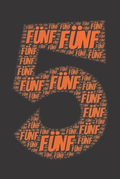 Fünf: Notizbuch, Notizblock | Kariert, Karierte, Kariertes, Karo-Raster | DIN A5, 120 Seiten | Notizen, Ideen, Gedanken, Erinnerungen, Termine, Planer, Tagebuch, Organisation (German Edition)
