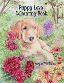 Paperback Puppy Love Colouring Book: Art Therapy Collection Book