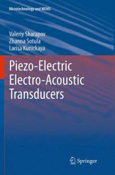 Paperback Piezo-Electric Electro-Acoustic Transducers Book
