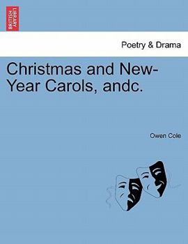 Paperback Christmas and New-Year Carols, Andc. Book