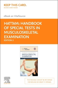 Misc. Handbook of Special Tests in Musculoskeletal Examination - Elsevier eBook on Vitalsource (Retail Access Card): Handbook of Special Tests in Musculoske Book