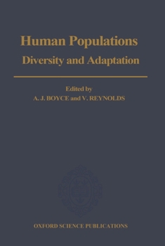 Hardcover Human Populations: Diversity and Adaptation Book
