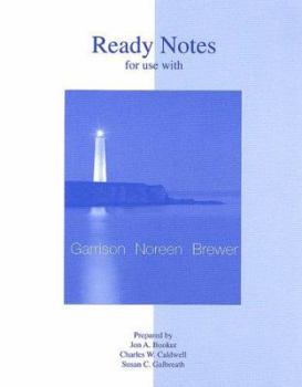 Paperback Ready Notes for Use with Managerial Accounting Book